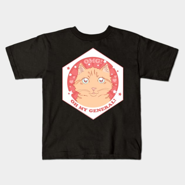 Oh My General! Kids T-Shirt by RekaFodor